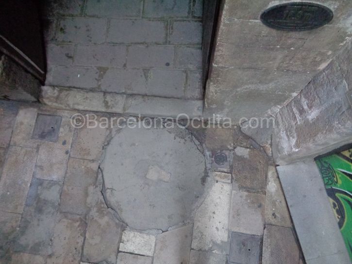  Millstone in the place of the foundation of Barcelona